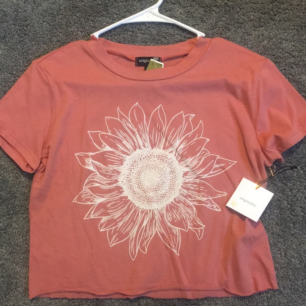 Pink Sunflower Top